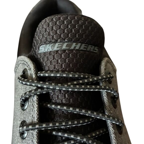 Skechers Men's Black and Gray Sneakers Men’s Size 12 - Picture 6 of 13